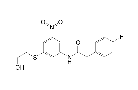 2-(4-Fluoro-phenyl)-N-[3-(2-hydroxy-ethylsulfanyl)-5-nitro-phenyl]-acetamide