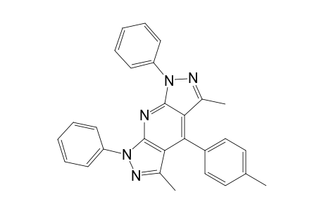 4-(4'-METHYLPHENYL)-3,5-DIMETHYL-1,7-DIPHENYL-BISPYRAZOLO-[3,4-B;4',3'-E]-PYRIDINE