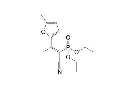 Diethyl[(1Z)-1-cyano-2-(5'-methyl-2'-furyl)prop-1-en-1-yl]phosphonate