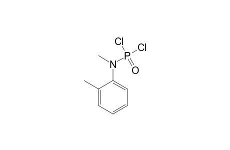 N-METHYL-N-(ORTHO-TOLYL)-PHOSPHORAMIDIC-DICHLORIDE