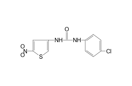 1-(p-chlorophenyl)-3-(5-nitro-3-thienyl)urea