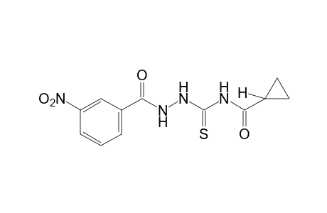 4-(cyclopropylcarbonyl)-1-(m-nitrobenzoyl)-3-thiosemicarbazide