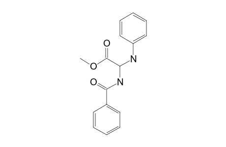 METHYL-2-BENZAMIDO-2-(PHENYLAMINO)-ACETATE