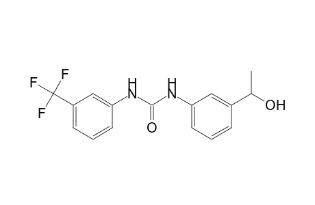 N-[3-(1-hydroxyethyl)phenyl]-N'-[3-(trifluoromethyl)phenyl]urea