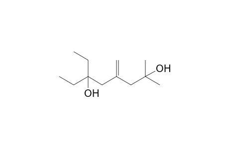 6-Ethyl-2-methyl-4-methylideneoctane-2,6-diol