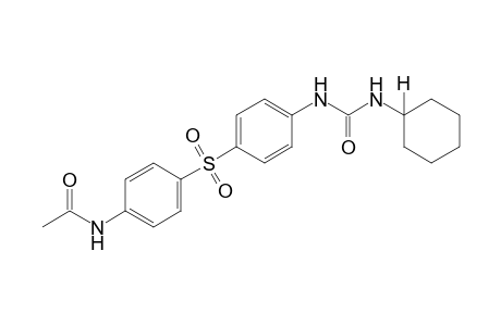 1-[p-(N-acetylsulfanilyl)phenyl]-3-cyclohexylurea