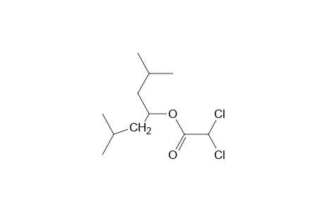 dichloroacetic acid, 1-isobutyl-3-methylbutyl ester