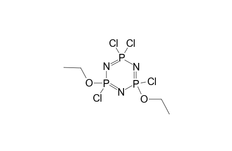 2,4-DIETHOXY-2,4,6,6-TETRACHLOROCYCLOTRIPHOSPHAZATRIENE;TRANS-ISOMER