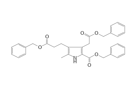 Benzyl 3-[2-(benzyloxy)-2-oxoethyl]-4-[3-(benzyloxy)-3-oxopropyl]-5-methyl-1H-pyrrole-2-carboxylate