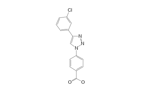 4-[4-(3-CHLOROPHENYL)-1H-1,2,3-TRIAZOL-1-YL]-BENZOIC-ACID