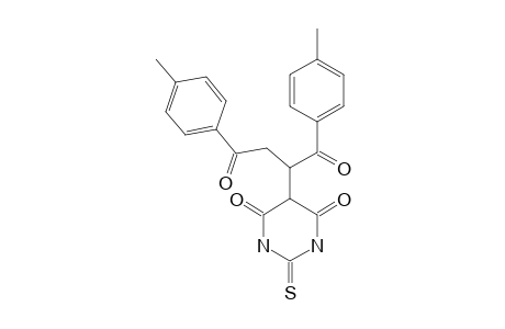 5-[1',2'-DI-(4-METHYLBENZOYL)-ETHYL]-2-THIOXO-PYRIMIDINE-4,6-DIONE