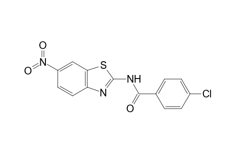 4-Chloro-N-(6-nitro-1,3-benzothiazol-2-yl)benzamide