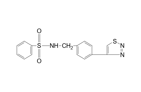 N-[p-(1,2,3-thiadiazol-4-yl)benzyl]benzenesulfonamide