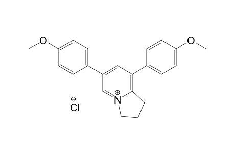 FICUSEPTINE;4,6-BIS-(4-METHOXYPHENYL)-1,2,3-TRIHYDROINDOLIZINIUM-CHLORIDE