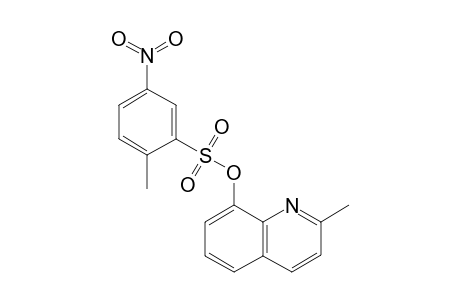 2-METHYL-8-QUINOLINOL, 5-NITRO-o-TOLUENESULFONATE (ESTER)