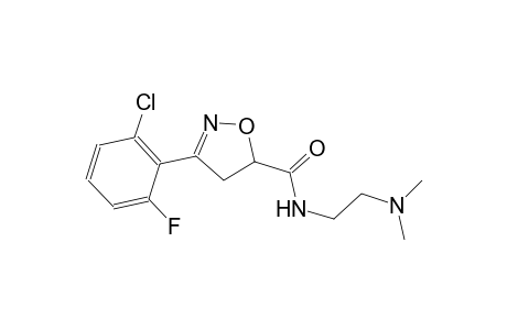 5-isoxazolecarboxamide, 3-(2-chloro-6-fluorophenyl)-N-[2-(dimethylamino)ethyl]-4,5-dihydro-