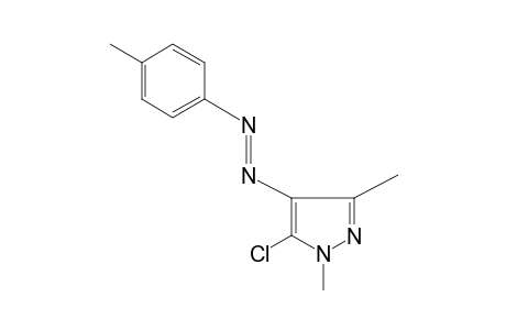 5-chloro-1,3-dimethyl-4-(p-tolylazo)pyrazole