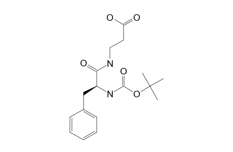 (2S)-N-(TERT.-BUTOXYCARBONYL)-PHENYLALANYL-BETA-ALANINE