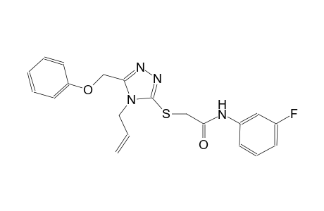 2-{[4-allyl-5-(phenoxymethyl)-4H-1,2,4-triazol-3-yl]sulfanyl}-N-(3-fluorophenyl)acetamide