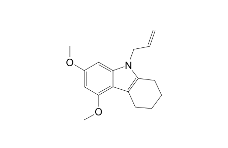 5,7-Dimethoxy-9-(prop-2'-enyl)-1,2,3,4-tetrahydrocarbazole