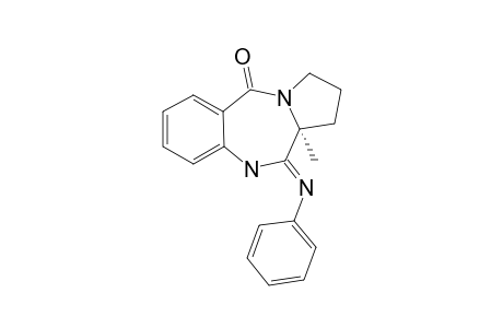 1,2,3,11A-TETRAHYDRO-11A-METHYL-11-(PHENYLAMINO)-5H-PYRROLO-[2,1-C]-[1,4]-BENZODIAZEPIN-5-ONE