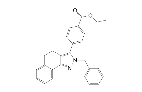 4-(2-Benzyl-4,5-dihydro-2H-benzo[g]indazol-3-yl)benzoic Acid Ethyl Ester