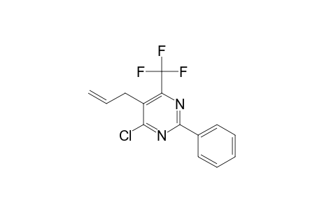 4-CHLORO-2-PHENYL-5-(2-PROPEN-1-YL)-6-TRIFLUOROMETHYL-PYRIMIDINE