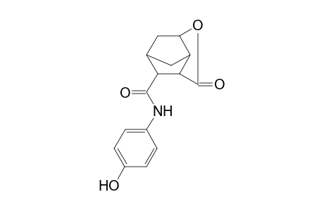 4-Oxatricyclo[4.2.1.0(3,7)]nonane-9-carboxamide, N-(4-hydroxyphenyl)-5-oxo-