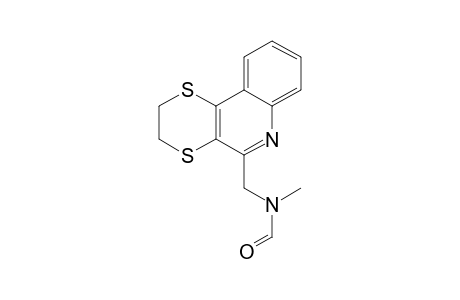 5-(N-METHYL-N-FORMYLAMINOMETHYL)-2,3-DIHYDRO-1,4-DITHIINO-[5,6-C]-QUINOLINE;CONFORMER-(E)