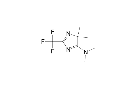 5-(Dimethylamino)-4,4-dimethyl-2-(trifluoromethyl)-4H-imidazol