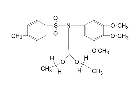 N-(2,2-diethoxyethyl)-3',4',5'-trimethoxy-p-toluenesulfonanilide