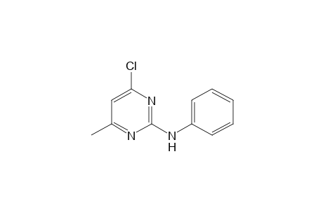 PYRIMIDINE, 2-ANILINO-4-CHLORO- 6-METHYL-,