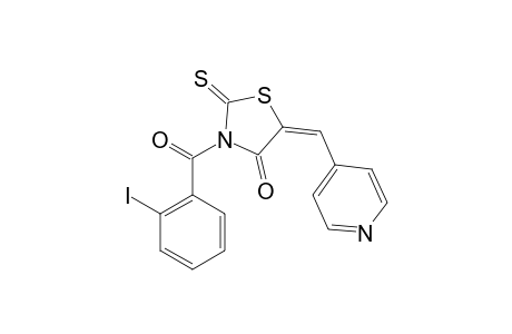 3-(2-Iodobenzoyl)-5-(4-pyridylmethylene)rhodanine