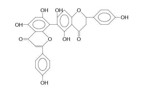 BIS-6-(4',5,7-TRIHYDROXY-FLAVANONE)-8-(4',5,7-TRIHYDROXY-FLAVONE)