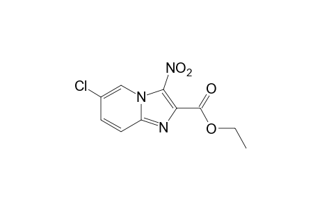 6-chloro-3-nitroimidazo[1,2-a]pyridine-2-carboxylic acid, ethyl ester