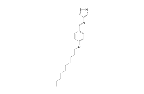 1H-4-(4-N-DECYLOXYBENZYLIDENE)-AMINOPYRAZOLE