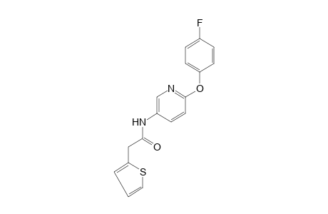 N-[6-(p-fluorophenoxy)-3-pyridyl]-2-thiopheneacetamide