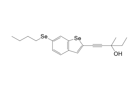 1-(6-(butylselanyl)benzo[b]selenophen-2-yl)-3-methylpent-1-yn-3-ol