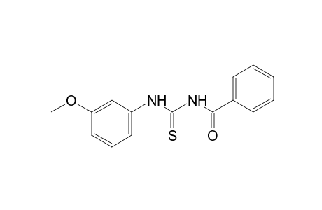 1-benzoyl-3-(m-methoxyphenyl)-2-thiourea