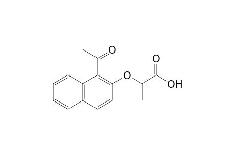 2-[(1-acetyl-2-naphthyl)oxy]propionic acid