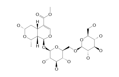 6'-O-BETA-D-GLUCOPYRANOSYL-MORRONISIDE;7-ALPHA-ISOMER