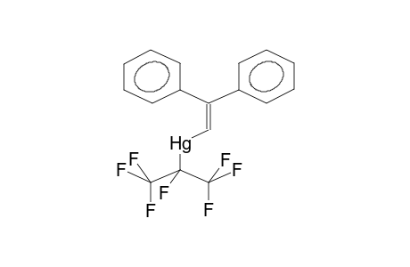 2,2-DIPHENYLVINYLHEPTAFLUOROISOPROPYLMERCURY