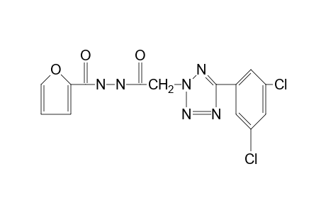 1-{[5-(3,5-dichlorophenyl)-2H-tetrazol-2-yl]acetyl}-2-(2-furoyl)hydrazine