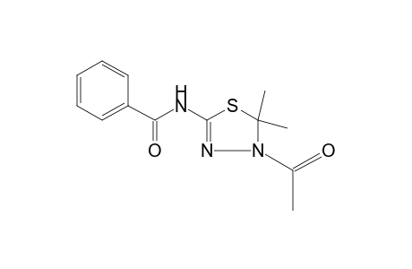 N-(4-acetyl-5,5-dimethyl-delta^2-1,3,4-thiadiazolin-2-yl)benzamide