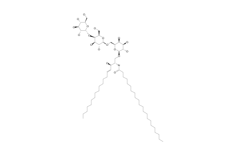 N-DECOSANOYL-1-O-[ALPHA-D-GLUCOPYRANOSYL-(1->4)-BETA-D-GALACTOPYRANOSYL-(1->6)-BETA-D-GALACTOPYRANOSYL]-4E-OCTADECASPHINGENINE