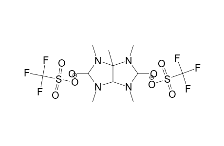 3,7-DIHYDROXY-2,4,5,6,8-PENTAMETHYL-2,4,6,8-TETRAAZABICYCLO-[3.3.0]-OCTANE-3,7-DIYLIUM)-BIS-(TRIFLUOROMETHANESULFONATE)