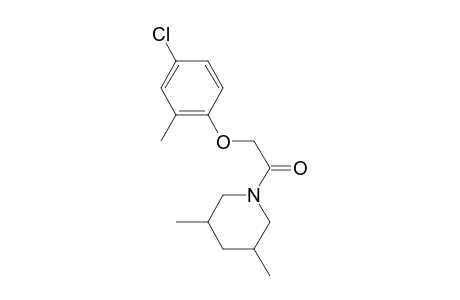 1-[(4-chloro-2-methylphenoxy)acetyl]-3,5-dimethylpiperidine