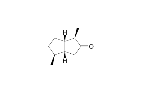 EXO,EXO-2,6-DIMETHYL-CIS-BICYCLO-[3.3.0]-OCTAN-7-ON