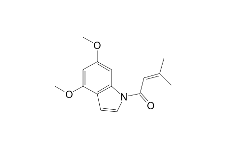 1-(4',6'-dimethoxyindol-1'-yl)-3-methylbut-2-en-1-one