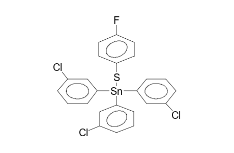 TRIS(3-CHLOROPHENYL)TIN 4-FLUOROTHIOPHENOLATE